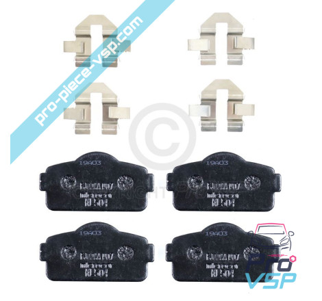 Front brake pads