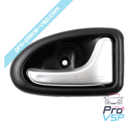 Poignée de porte intérieure droite ( gris alu ) adaptable pour Microcar Mgo 1 et 2 , M8 , F8C , Ligier JSRC