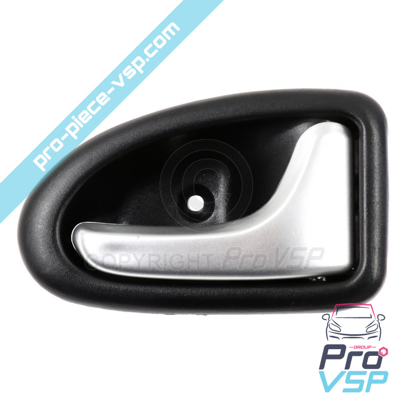 Poignée de porte intérieure droite ( gris alu ) adaptable pour Microcar Mgo 1 et 2 , M8 , F8C , Ligier JSRC