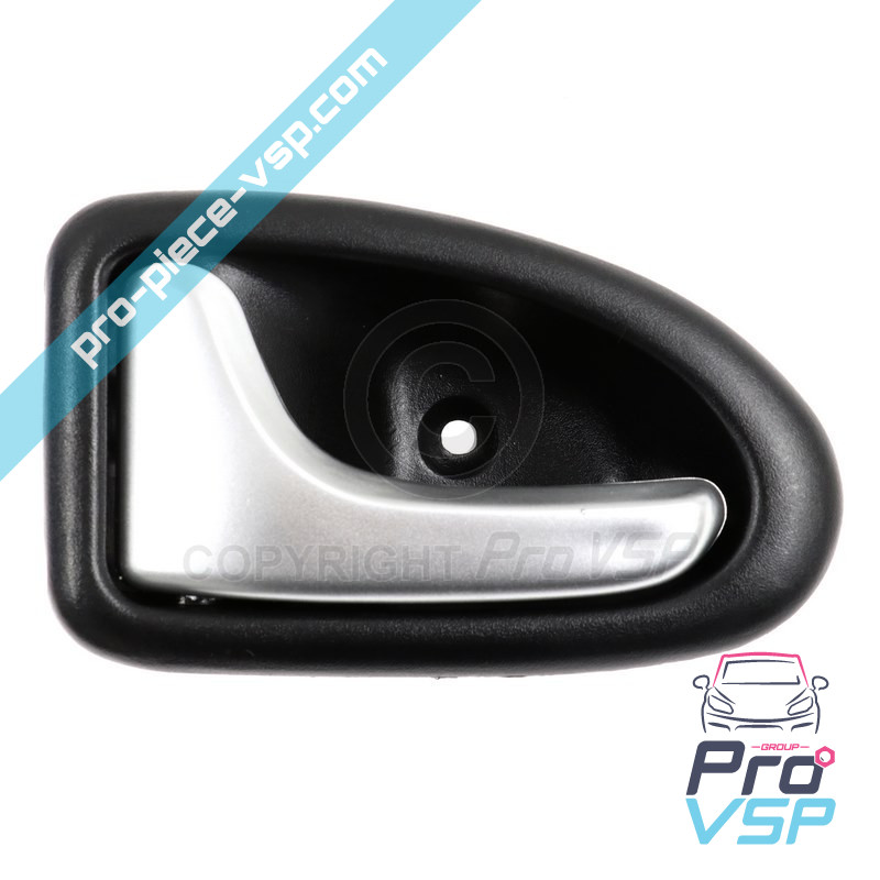 Poignée de porte intérieure gauche ( gris alu ) adaptable pour Microcar Mgo 1 et 2 , M8 F8C , Ligier JSRC