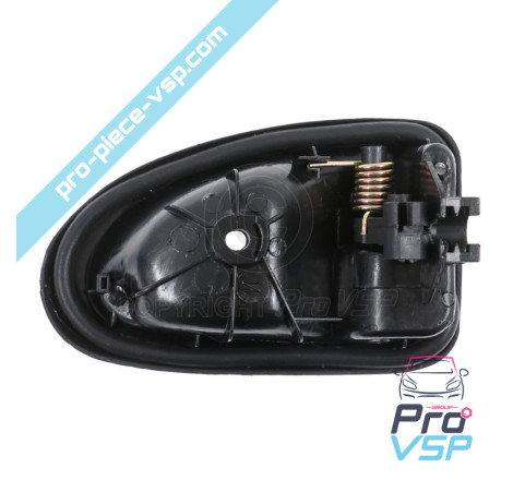 Poignée de porte intérieure gauche ( gris alu ) adaptable pour Microcar Mgo 1 et 2 , M8 F8C , Ligier JSRC