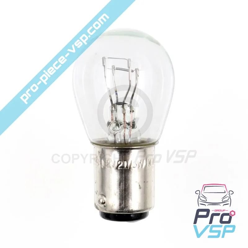 Bulb rear light and fire stop