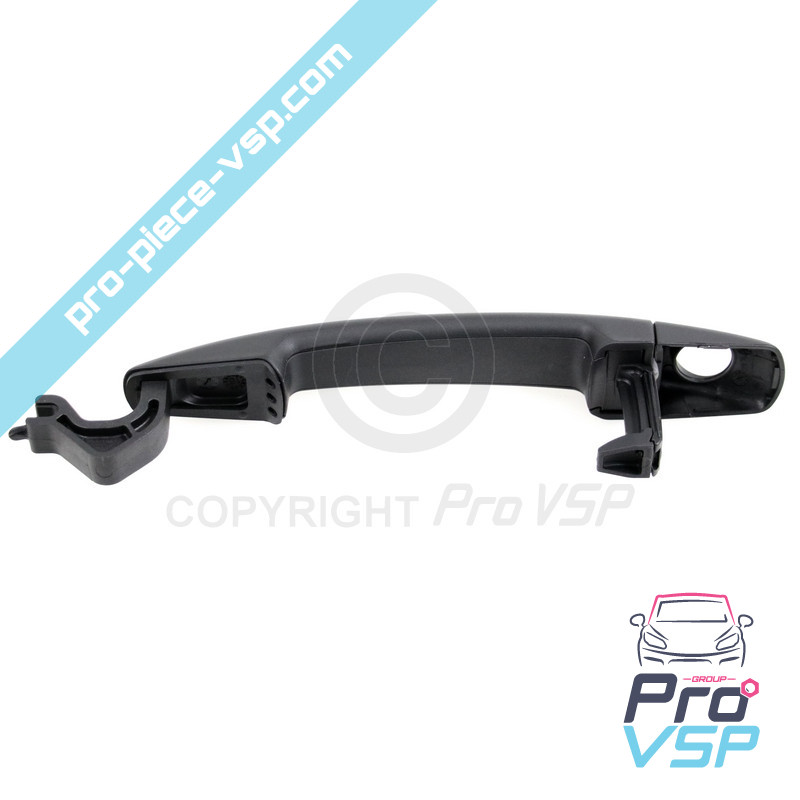 Left Black Outdoor Door Handle
