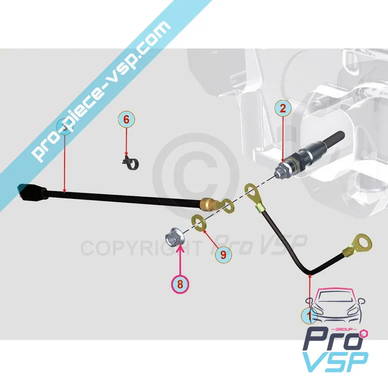 Nuvem de plugue de brilho para motor Lombardini Focs Progress 502