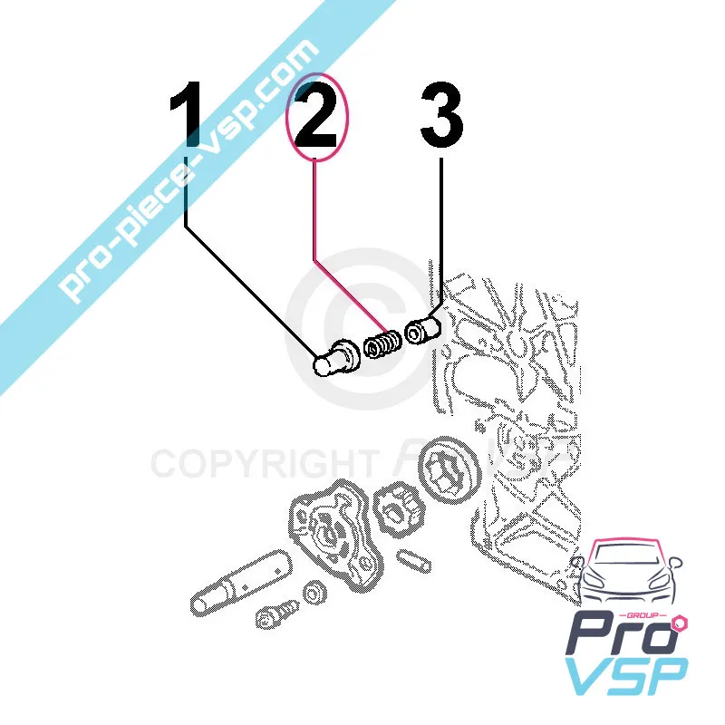 Oil pump spring