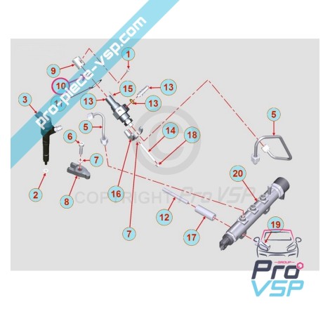 copy of Injection pump adjustment cable