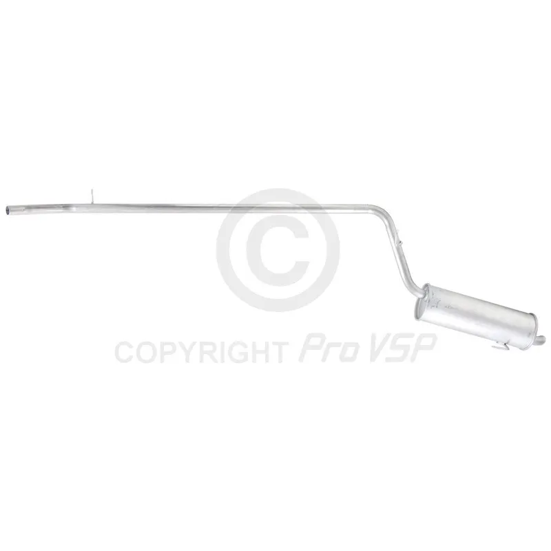 Rear silencer