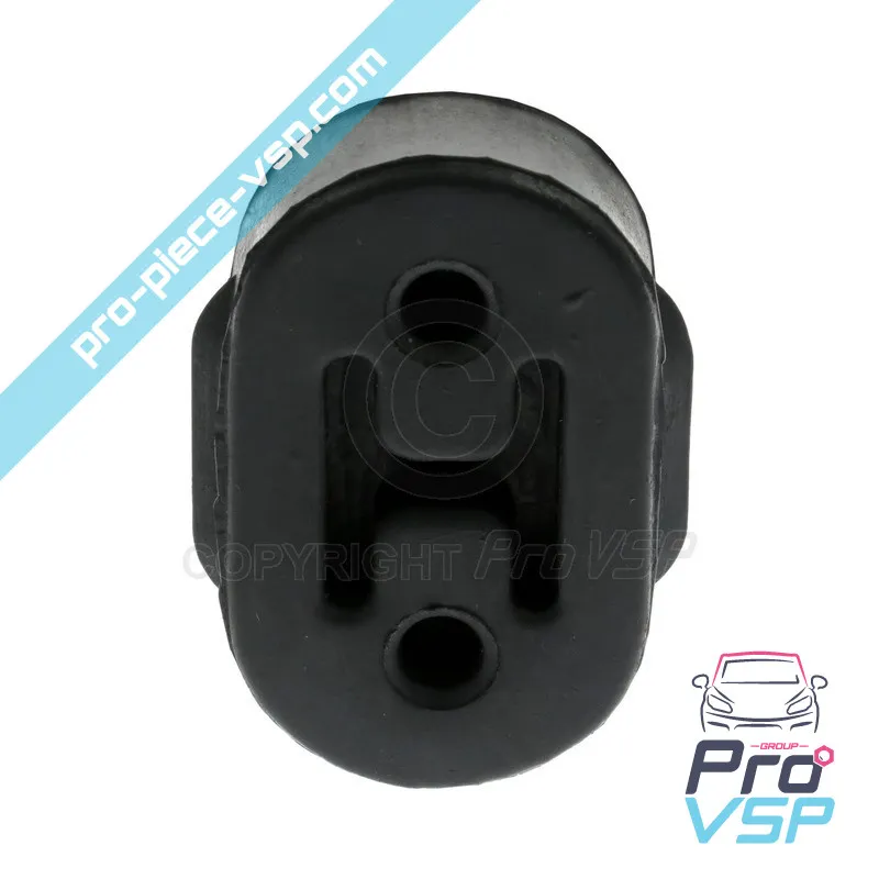 Silent exhaust block