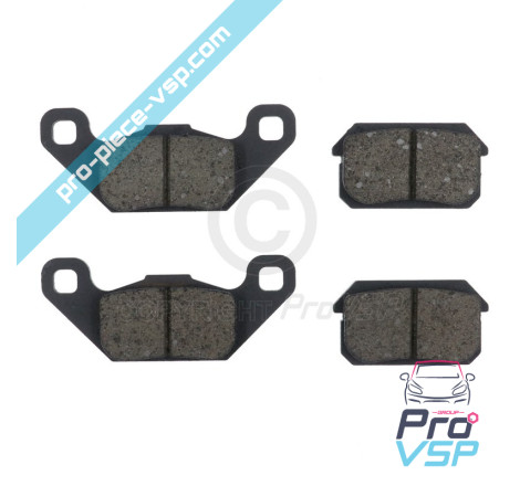 Rear brake pads