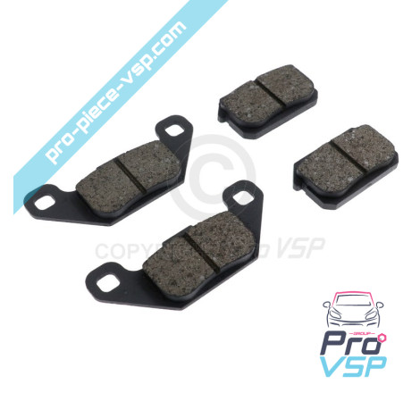 Rear brake pads