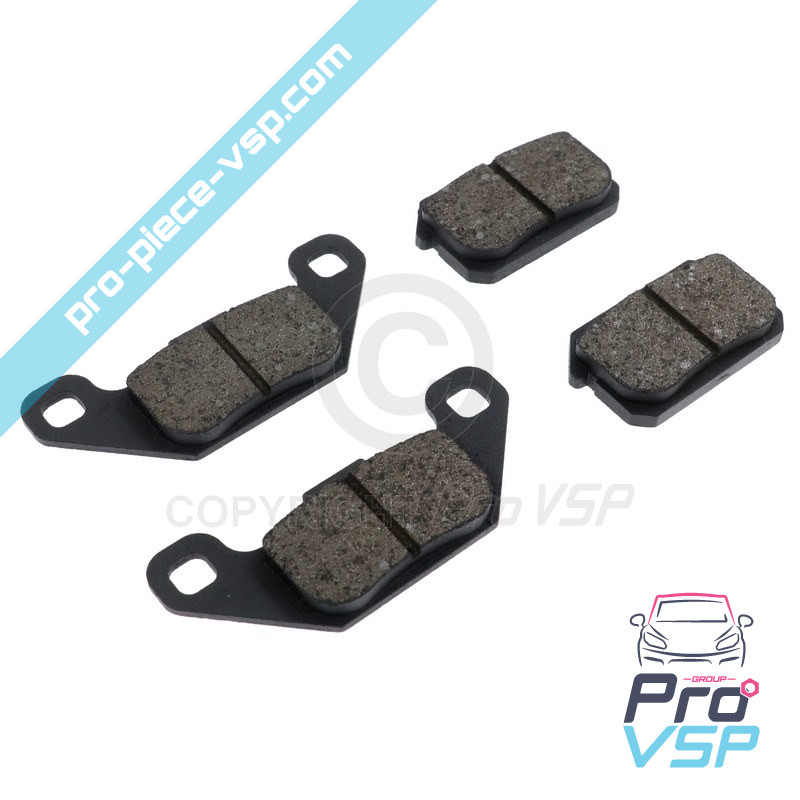 Rear brake pads