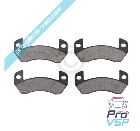 Rear brake pads