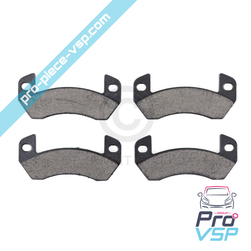 Rear brake pads
