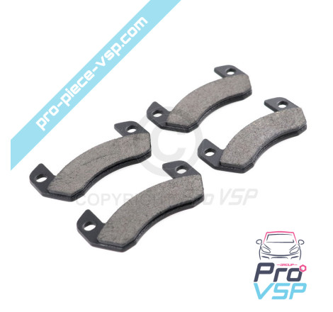 Rear brake pads