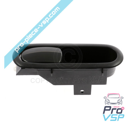 Mango de puerta interior negro