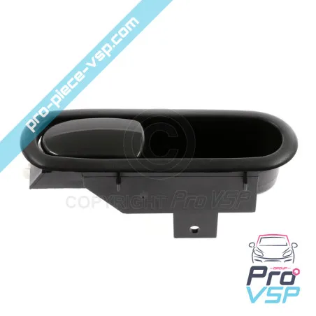 Mango de puerta interior negro