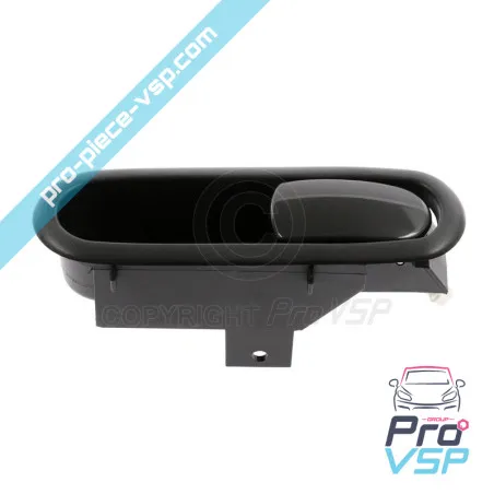 Black inner door handle adaptable for Aixam