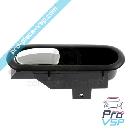 Adaptable chrome inner door handle for Aixam