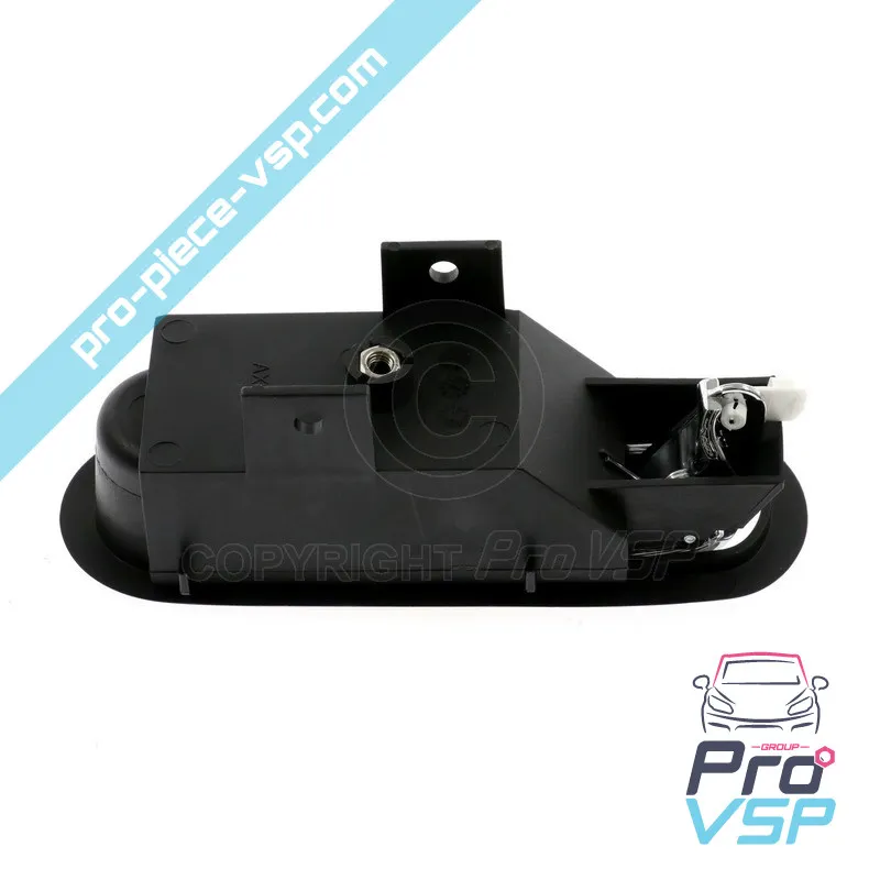 Adaptable chrome inner door handle for Aixam