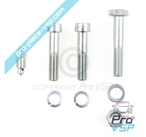 Front brake caliper screw kit