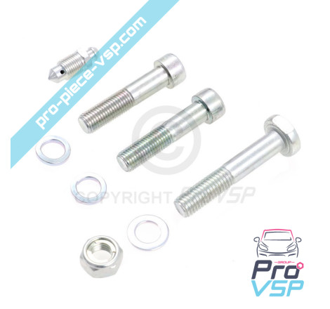 Front brake caliper screw kit