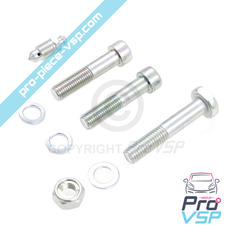 Front brake caliper screw kit