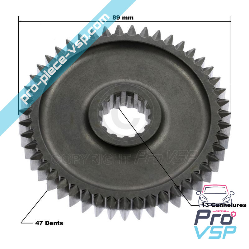 Fixed reverse gear