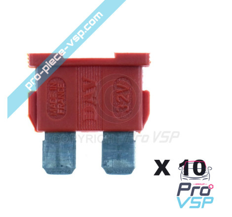 Set of 10 fuses