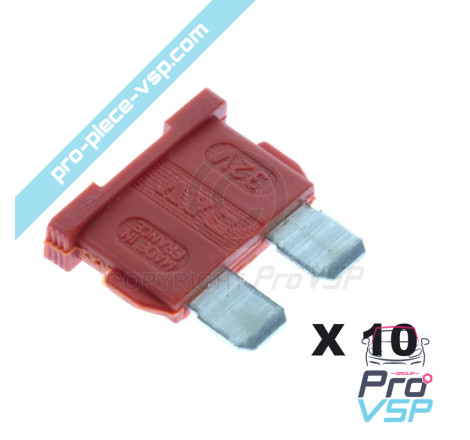Set of 10 fuses
