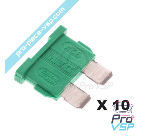 Set of 10 fuses