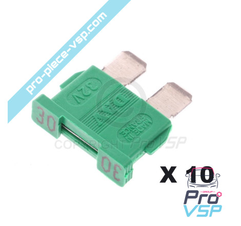 Set of 10 fuses