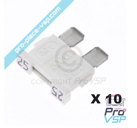Set of 10 fuses
