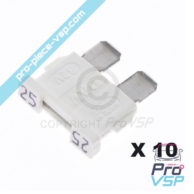 Set of 10 fuses