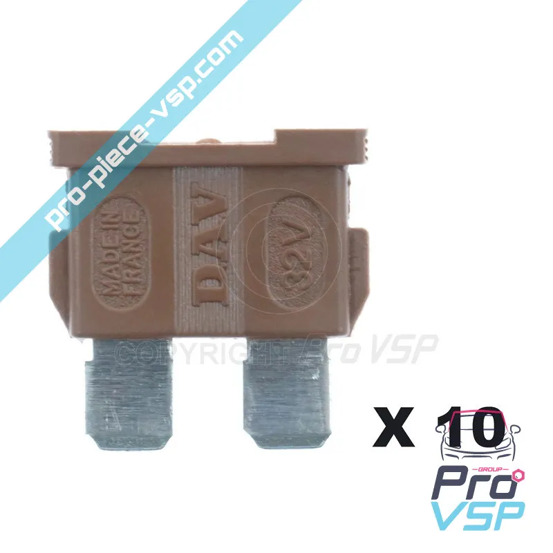 Aseta 10 ruskea sulake 7.5a