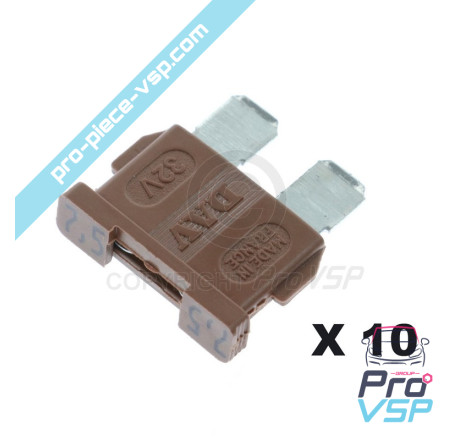 Set of 10 fuses