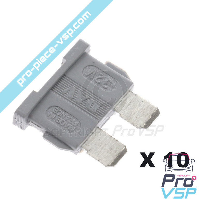 Set of 10 fuses