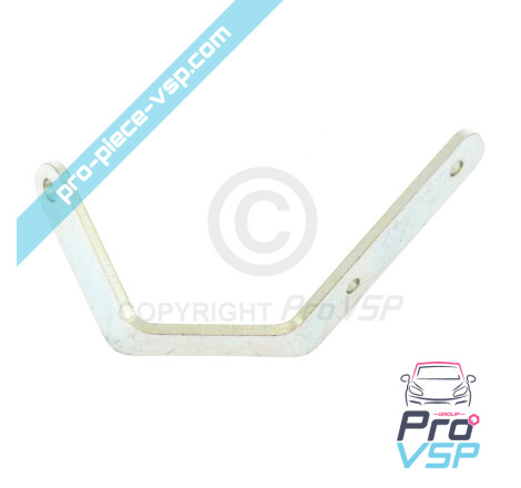 Left lower leg of front bumper