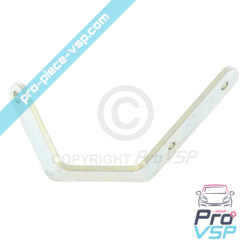 Left lower leg of front bumper