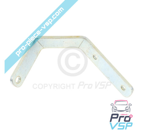Left lower leg of front bumper