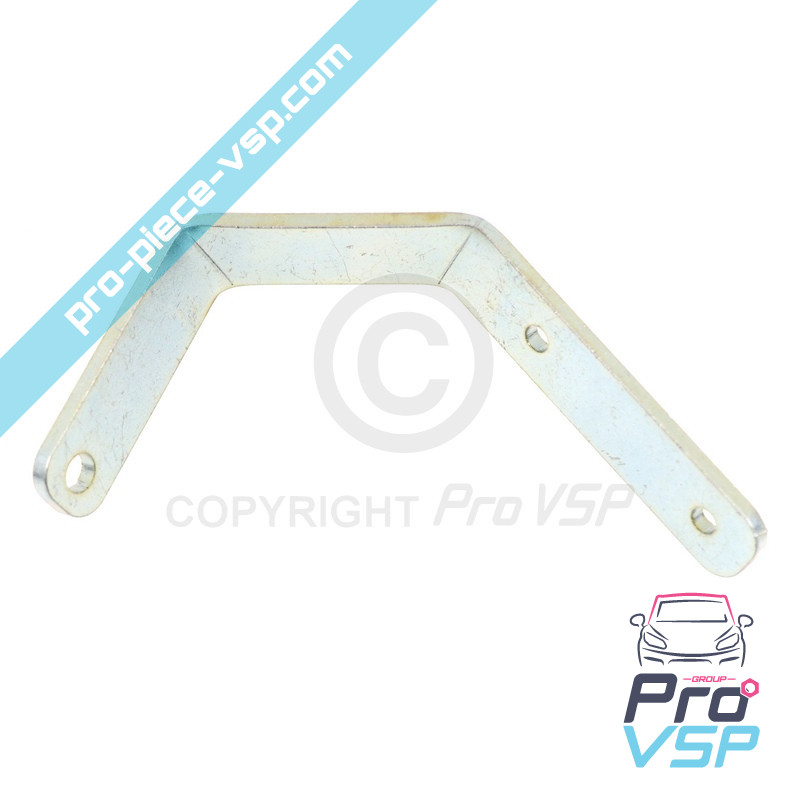 Left lower leg of front bumper