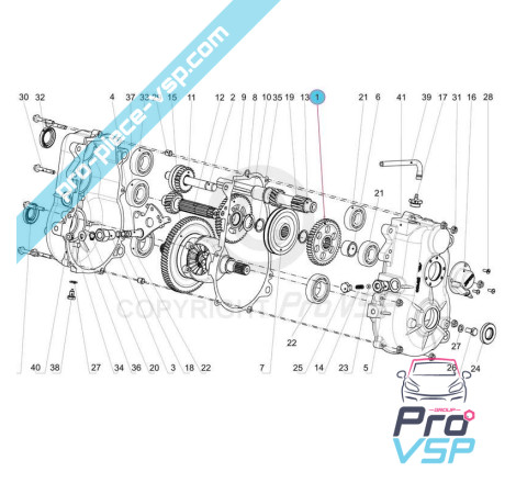 Fixed rear sprocket origin