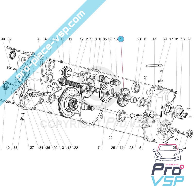 Fixed rear sprocket origin