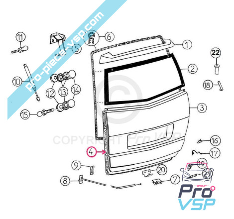 Hatchback panel