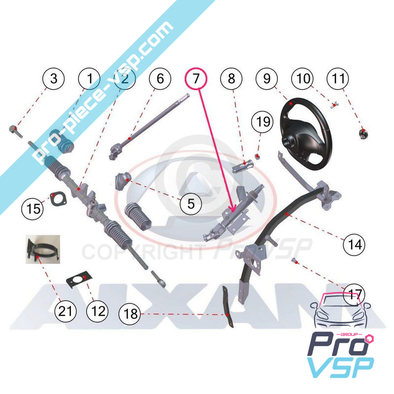 Steering column