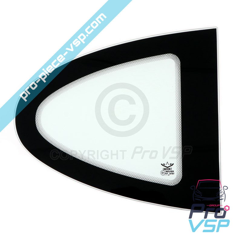 Right rear custode window