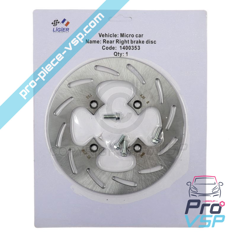 Left rear brake disc