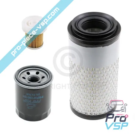 Kit 3 filtros