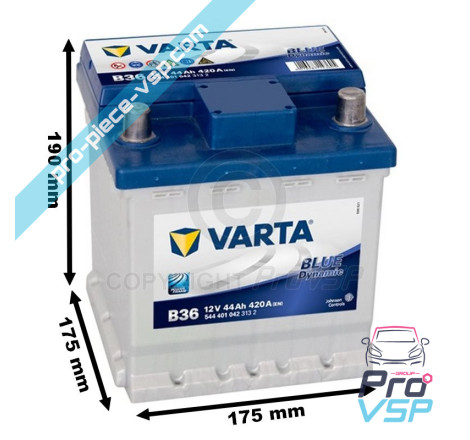 Batterie Varta B36