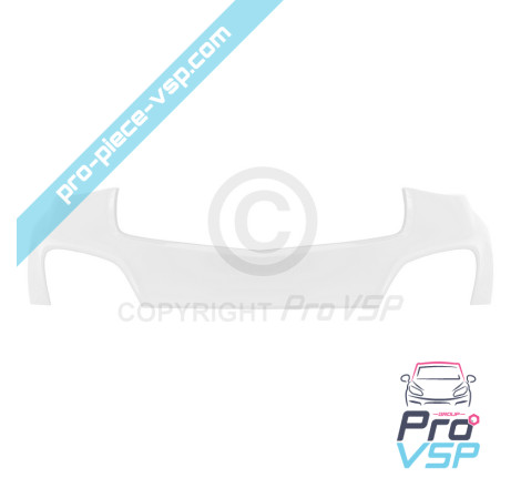 Original front bumper plate (white)