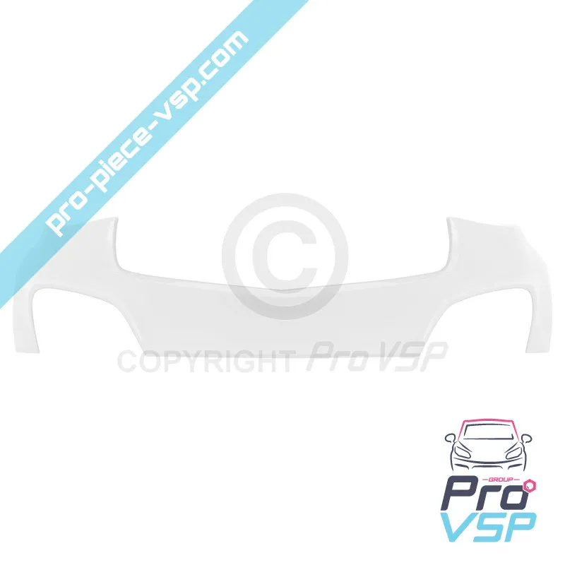 Bumper plastron before origin (white) for Chatenet CH46